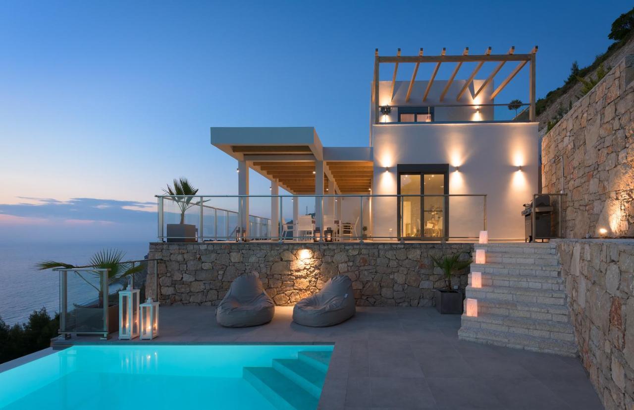 Kathisma Bay Villas - Luxury Villas - Villa Helios Kalamitsi  Luaran gambar